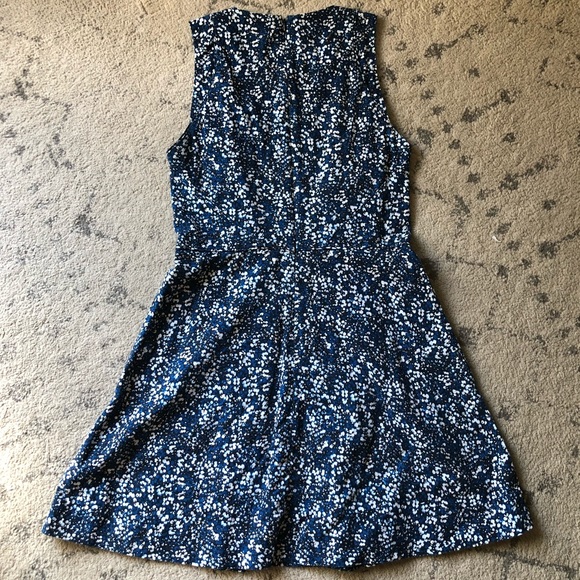 GAP Linen Cotton Floral Dress - Blue - Picture 5 of 5